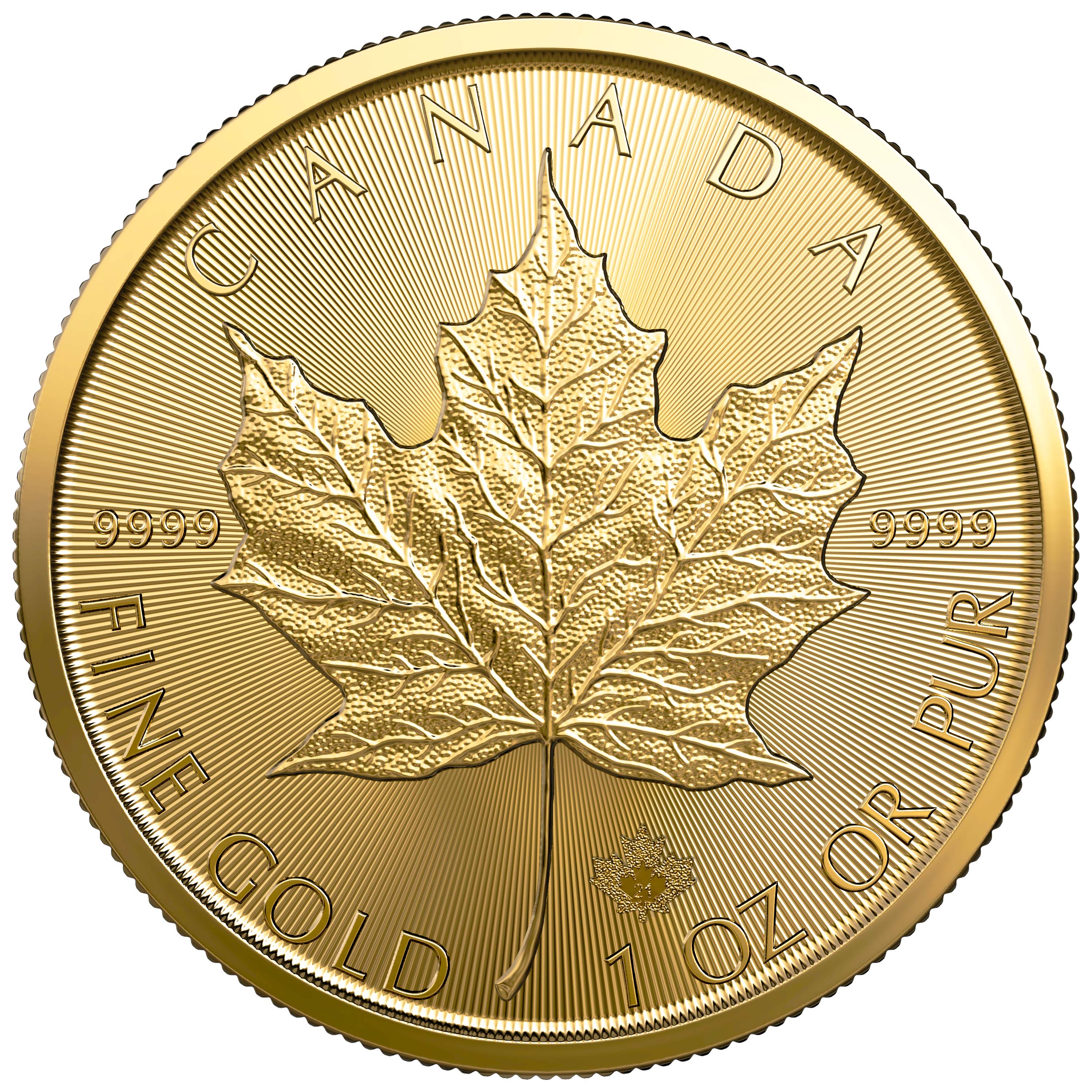 Maple Leaf 1 oz 999/1000 Gold