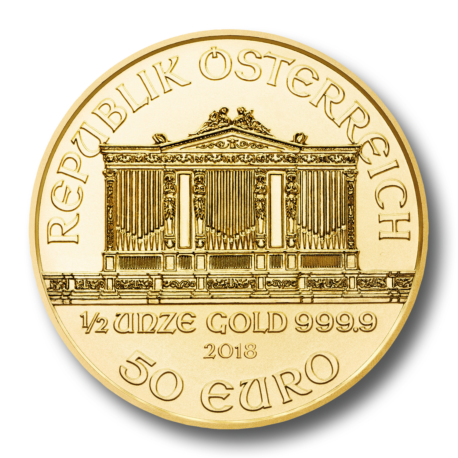 Wiener Philharmoniker Österreich 1/2 oz Goldmünze (div.)