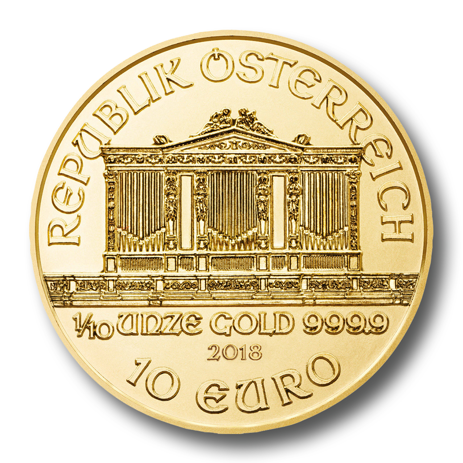 Wiener Philharmoniker Österreich 1/10 oz Goldmünze (div.)