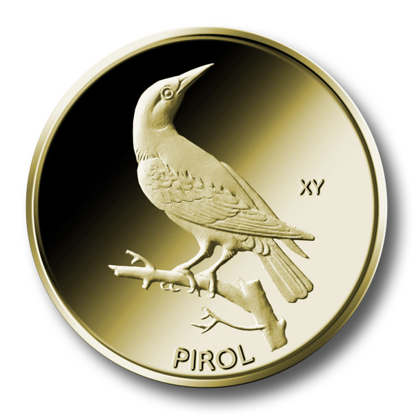 20 Euro Heimische Vögel - Pirol BRD 1/8 oz Goldmünze (2017) - A