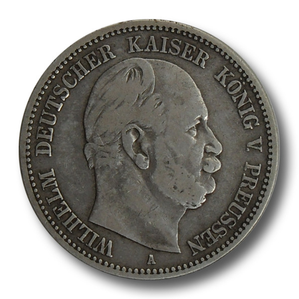 2 Mark - Preußen Wilhelm I. (1876) - J. 96