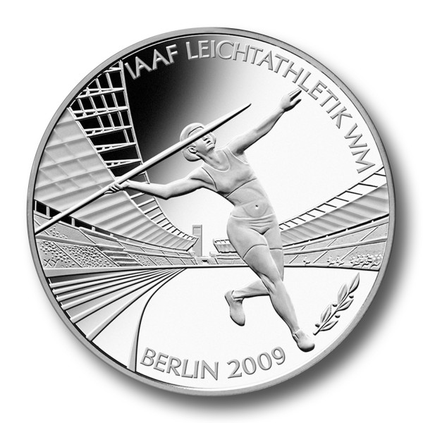 10 Euro BRD - Leichtathletik-WM 2009 in Berlin Silbermünze (2009)