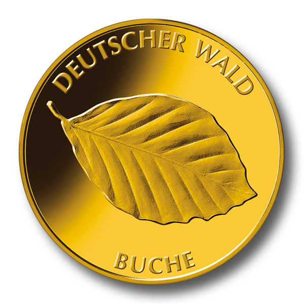 20 Euro Deutscher Wald - Buche BRD 1/8 oz Goldmünze (2011) - F