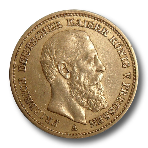 10 Mark - Preußen Friedrich III. Goldmünze (1888) - J. 247
