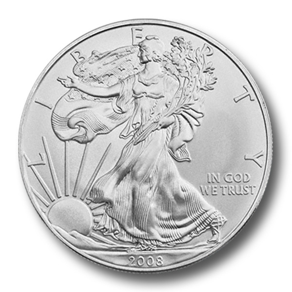 1 Dollar USA - Amerikanischer Eagle 1 oz Silbermünze (div.)