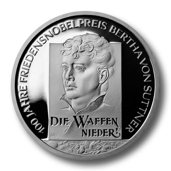 10 Euro BRD - Friedensnobelpreis Bertha von Suttner Silbermünze (2005)
