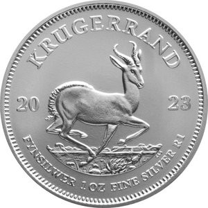 1 Rand Südafrika - Krügerrand 1 oz Silbermünze (2023)