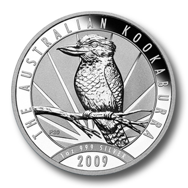 1 Dollar Kookaburra Australien 1 oz Silbermünze (2009)