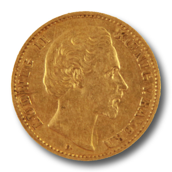 10 Reichsmark - Ludwig II. König von Bayern - Jäger 193 (1873)