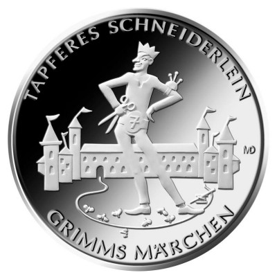 Deutschland - 20 EUR Tapfere Schneiderlein 2019 - Silber Spiegelglanz