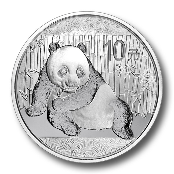 10 Yuan Panda China 1 oz Silbermünze (2015)