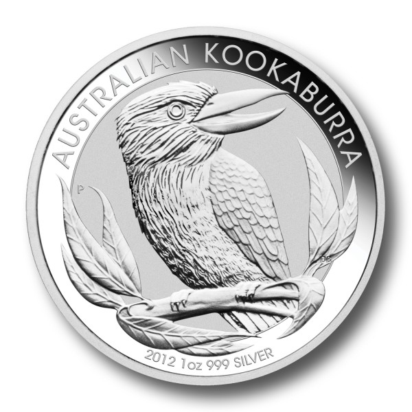 1 Dollar Australien - Kookaburra 1 oz Silbermünze (2012)